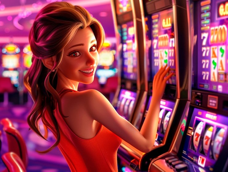 Kartu fitur bingo neon untuk ponsel
